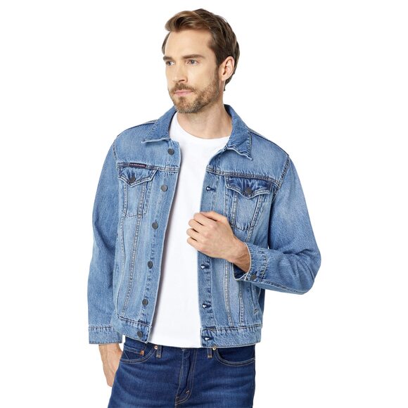U.S. POLO ASSN. Rigid Denim Jacket Medium Wash Denim SM